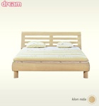 Кровать двухспальная Дрим (DREAM)  б/м BRW (БРВ)